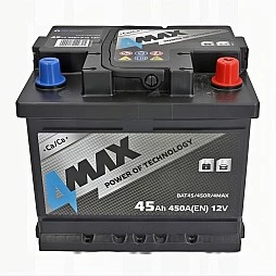 Акумулатор 4MAX ECOLINE 45Ah/450A R+