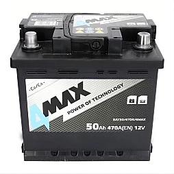 Акумулатор 4MAX 50Ah/470A R+