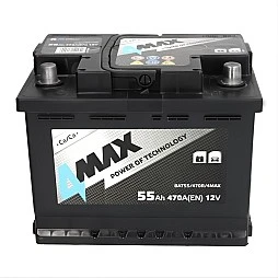 Акумулатор 4MAX 55Ah/470A R+