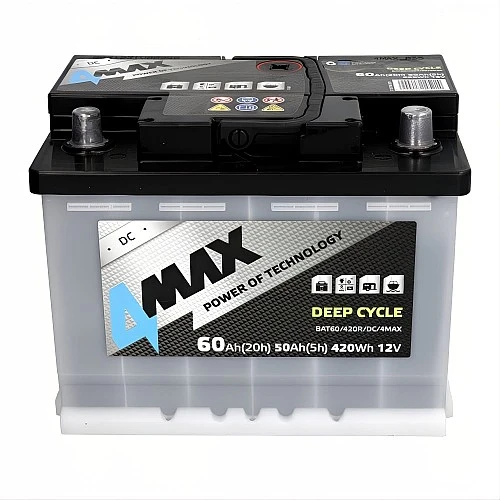 Акумулатор 4MAX DEEP-CYCLE 60Ah/420Wh R+