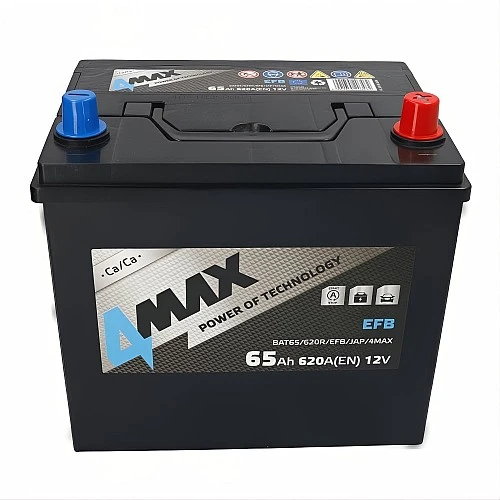 Акумулатор 4MAX START&STOP EFB 65Ah/620A R+ JIS