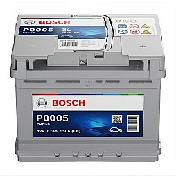 Акумулатор BOSCH POWER P0005 62Ah/550A R+