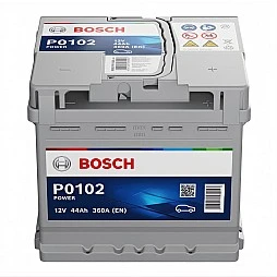 Акумулатор BOSCH POWER P0102 44Ah/360A R+