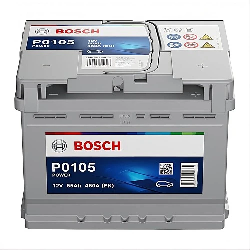 Акумулатор BOSCH POWER P0105 55Ah/460A R+