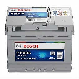 Акумулатор BOSCH POWER PLUS PP005 63Ah/610A R+