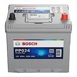 Акумулатор BOSCH POWER PLUS PP024 60Ah/520A R+ JIS