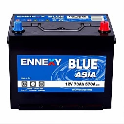 Акумулатор ENNEXY BLUE ASIA 70Ah/570A R+ JIS