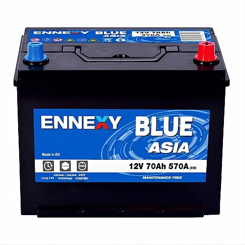 Акумулатор ENNEXY BLUE ASIA 70Ah/570A R+ JIS