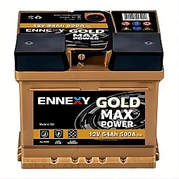 Акумулатор ENNEXY GOLD MAX POWER 54Ah/500A R+