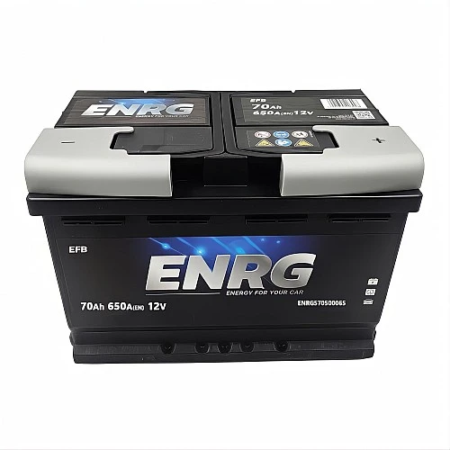 Акумулатор ENRG EFB 70Ah/650A R+
