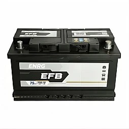Акумулатор ENRG EFB 75Ah/730A R+
