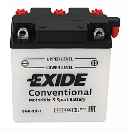 Акумулатор EXIDE CONVENTIONAL 6Ah/40A R+