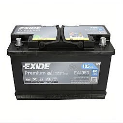 Акумулатор EXIDE PREMIUM 105Ah/850A R+
