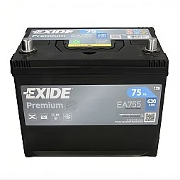 Акумулатор EXIDE PREMIUM 75Ah/630A L+ JIS