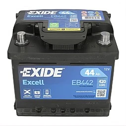 Акумулатор EXIDE EXCELL 44Ah/420A R+