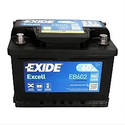 Акумулатор EXIDE EXCELL 60Ah/540A R+