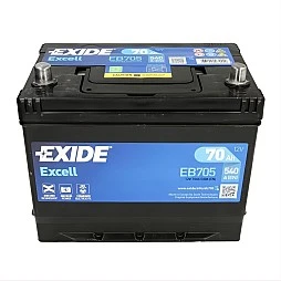 Акумулатор EXIDE EXCELL 70Ah/540A L+