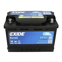 Акумулатор EXIDE EXCELL 74Ah/680A L+