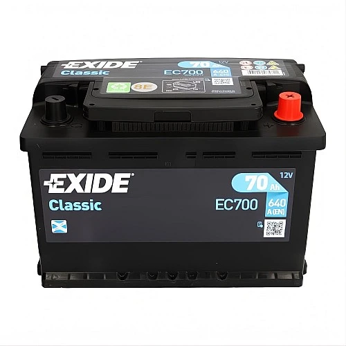 Акумулатор EXIDE CLASSIC 70Ah/640A R+
