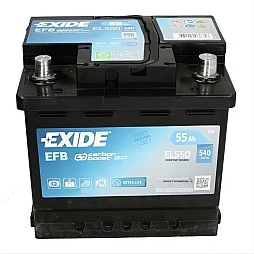 Акумулатор EXIDE EFB 55Ah/540A R+