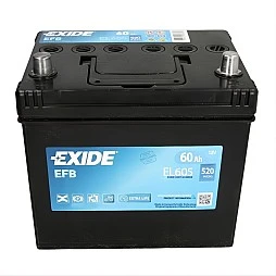 Акумулатор EXIDE EFB 60Ah/520A L+