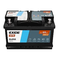 Акумулатор EXIDE EFB 65Ah/650A R+