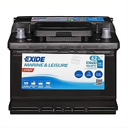Акумулатор EXIDE MARINE AND LEISURE START 62Ah/540A R+