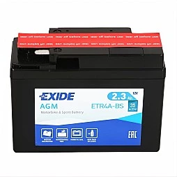 Акумулатор EXIDE STANDARD AGM 2.3Ah/35A R+