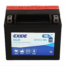 Акумулатор EXIDE STANDARD AGM 10Ah/150A L+