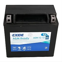 Акумулатор EXIDE AGM READY 12Ah/200A L+
