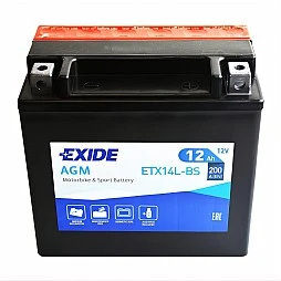 Акумулатор EXIDE AGM 12Ah/200A R+