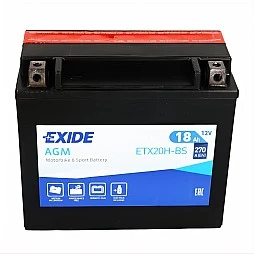 Акумулатор EXIDE AGM 18Ah/270A L+