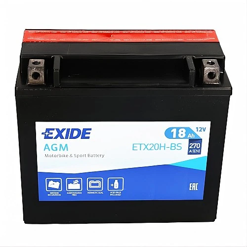 Акумулатор EXIDE AGM 18Ah/270A L+