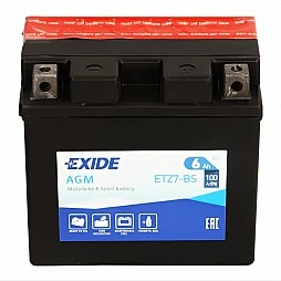Акумулатор EXIDE AGM 6Ah/100A R+