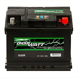 Акумулатор GIGAWATT G55R 56Ah/480A R+