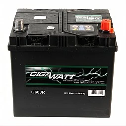 Акумулатор GIGAWATT G60JR 60Ah/510A R+ JIS