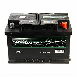Акумулатор GIGAWATT G72R 72Ah/680A R+