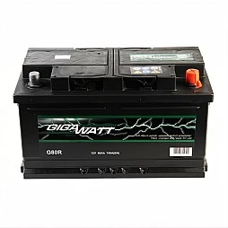 Акумулатор GIGAWATT G80R 80Ah/740A R+