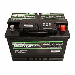 Акумулатор GIGAWATT GA70R AGM 70Ah/760A R+