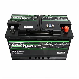 Акумулатор GIGAWATT GA80R AGM 80Ah/800A R+