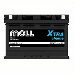 Акумулатор MOLL X-TRA CHARGE 75Ah/720A R+