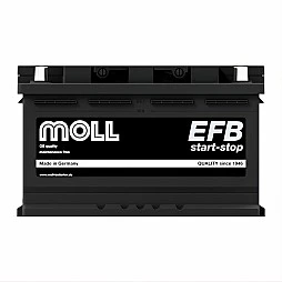 Акумулатор MOLL START-STOP EFB 84Ah/800A R+