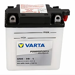 Акумулатор VARTA POWERSPORTS FRESHPACK 6Ah/30A R+