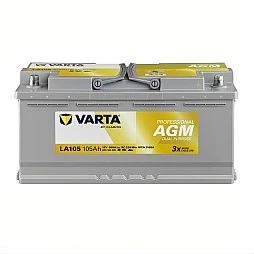 Акумулатор VARTA PROFESSIONAL DUAL PURPOSE AGM 105Ah/950A R+