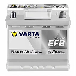 Акумулатор VARTA DYNAMIC EFB 50Ah/550A R+