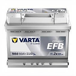 Акумулатор VARTA DYNAMIC EFB 60Ah/640A R+