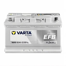 Акумулатор VARTA DYNAMIC EFB 80Ah/800A R+