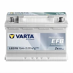 Акумулатор VARTA PROFESSIONAL DUAL PURPOSE EFB 70Ah/760A R+