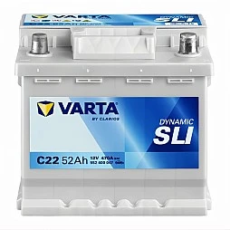 Акумулатор VARTA DYNAMIC SLI 52Ah/470A R+