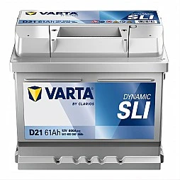 Акумулатор VARTA DYNAMIC SLI 61Ah/600A R+